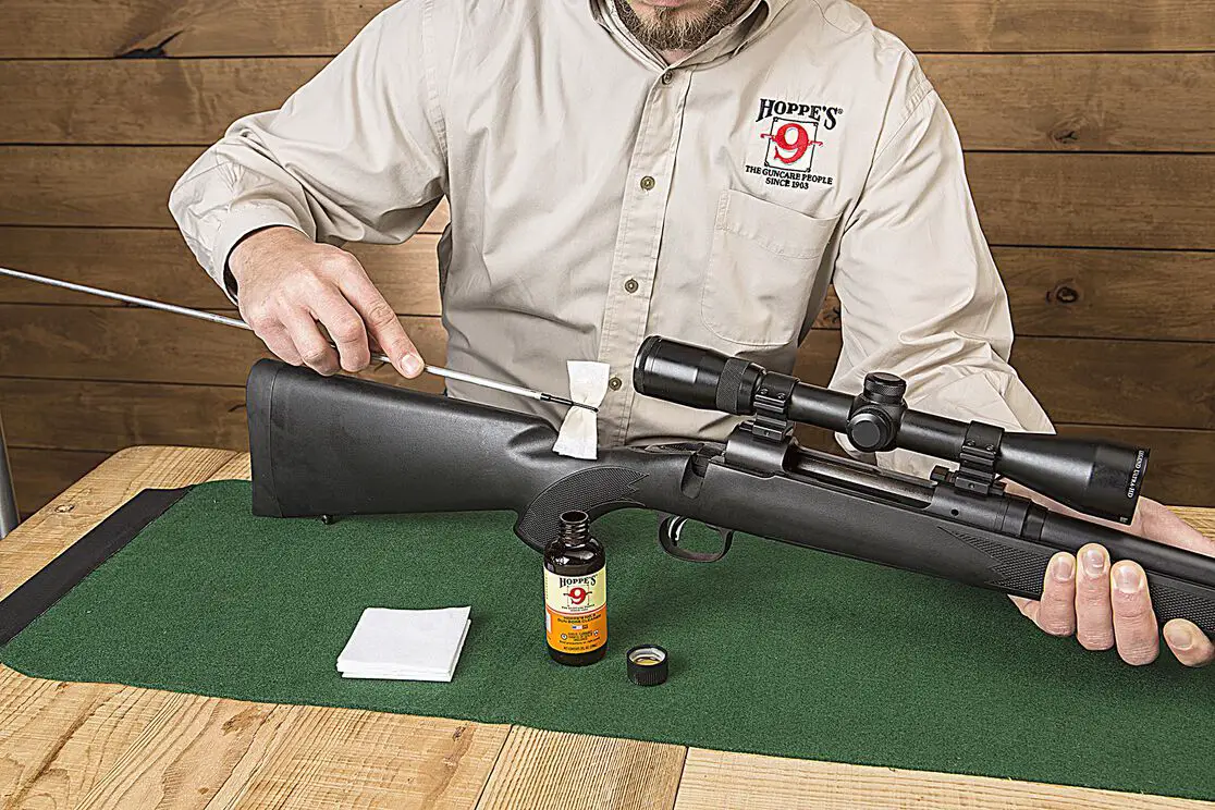 how to clean a bolt action rifle