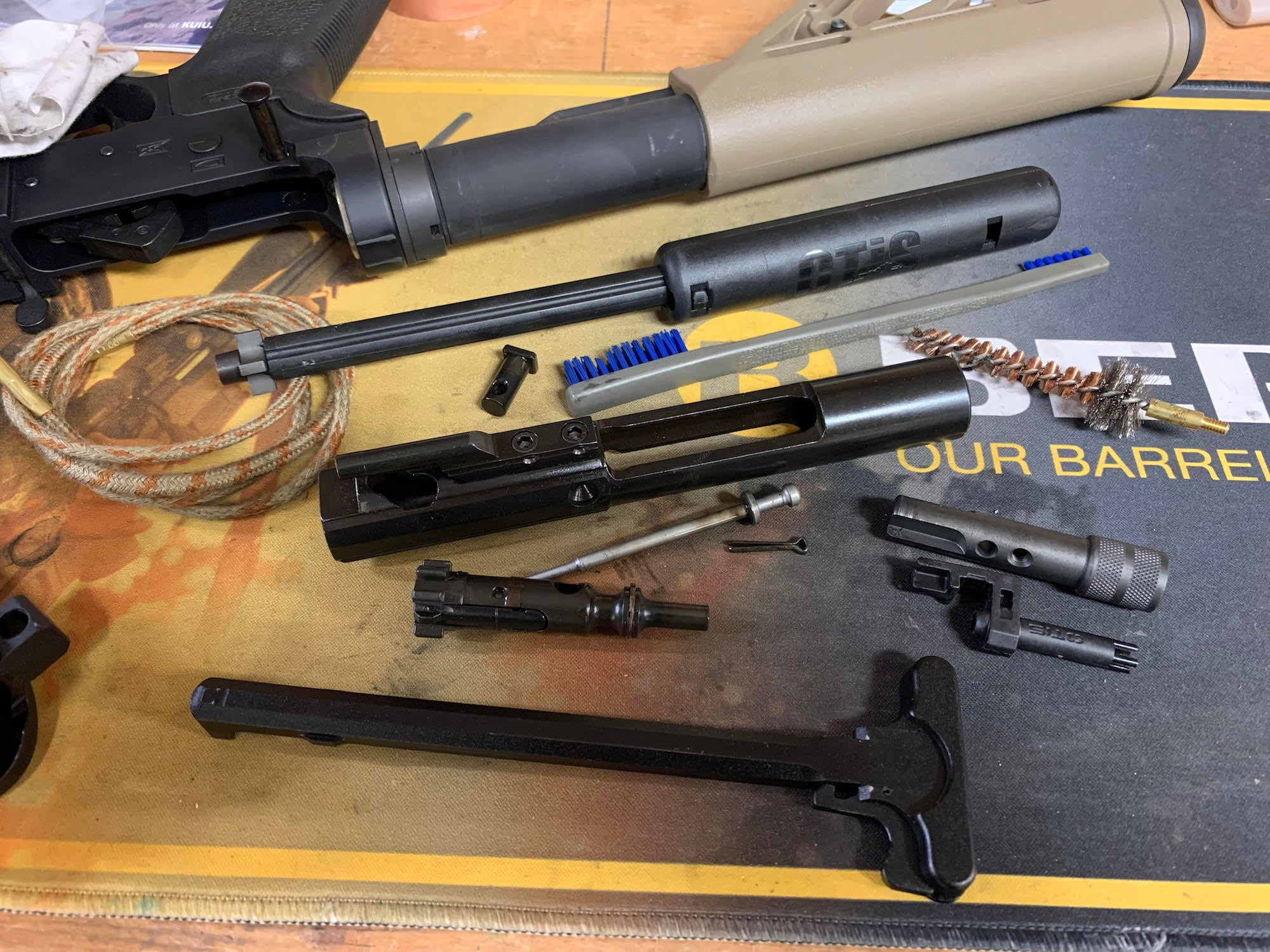 How are the Parts of a Gun Cleaning Kit Used Gun Gleam